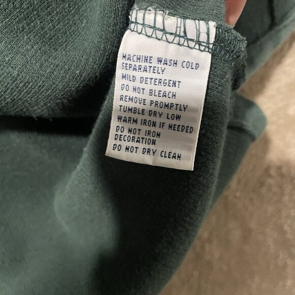 Polo Ralph Lauren Sweater Mens XXL PulloverQuarter Zip Olive Green Purple Pony - Picture 5 of 8